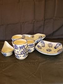 Hand painted pottery multifunctional pieces. https://ctbids.com/#!/description/share/104061