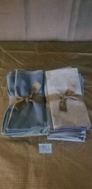 2 Sets of Indigo Cloth Napkins https://ctbids.com/#!/description/share/104096