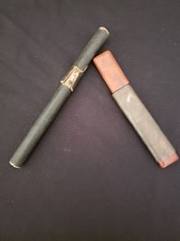 Antique Silver pen set and thermometer https://ctbids.com/#!/description/share/104199