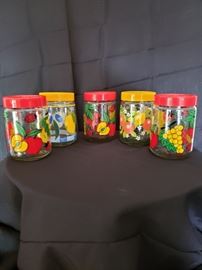 Cerve vintage Italian glass canisters https://ctbids.com/#!/description/share/104202