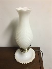 Milk Glass Lamp