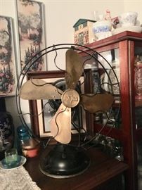 Antique Brass Fan