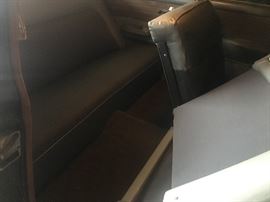 Back seat interior of 1954 Bel Air