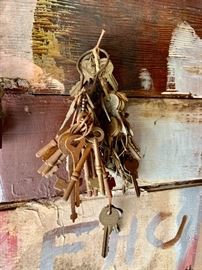 Collection of old keys