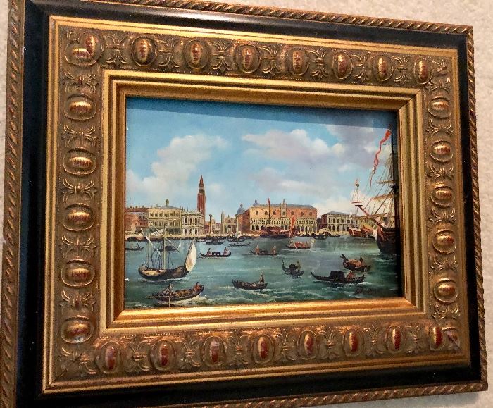 Venice painting on wood (small)