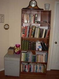 Several Bookcases, Rolling File with Utility Drawer