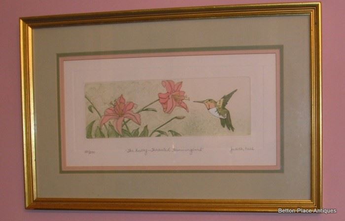 Judith Hale Hummingbird Print