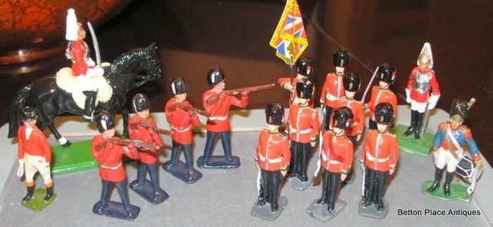 Made By Britain, these are cast iron Soldiers