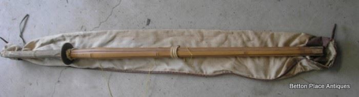 Samurai Practice Sword, Bamboo with the Case