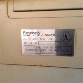 Panasonic SR Partner Portable Computer