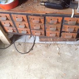 Antique File Chest