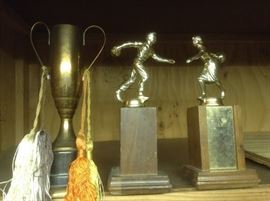 Vintage Bowling  Trophies 