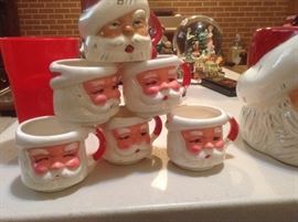 Vintage Santa Set