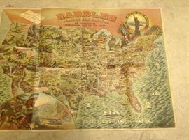 Vintage - RARE - Rambles United States Kids Map Game!!
