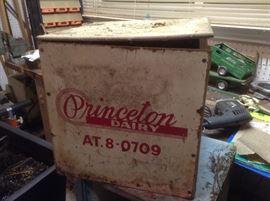 Vintage Wood Milk Box
