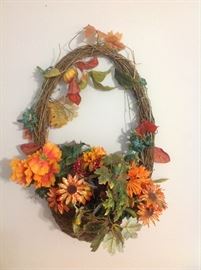 Fall wall decor/wreath