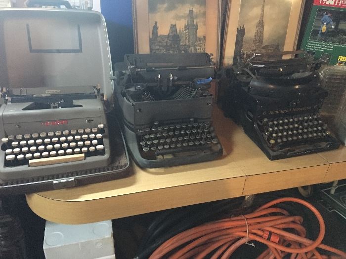 Royal Portable and Remington typewriters