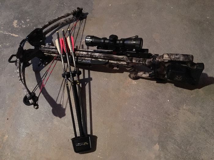 10 Point Titan SS Sniper Crossbow with Scope and Quiver, 3 Arrows