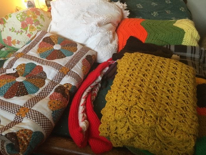 Handmade quilts and blankets