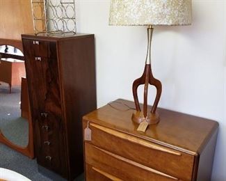 Rosewood Tall Liquor Cabinet/Credenza, Heywood Wakefield Chest