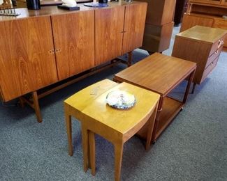 Tall Danish Sideboard