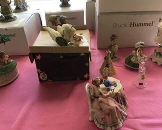 Hummel Music Boxes and figurines