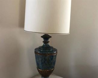 Vintage tall table lamp