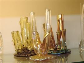 Steuben "Tree-Branch" Vases 