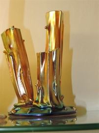 Steuben AURENE Tree Stump Vase