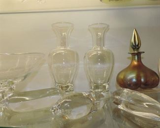 Steuben Vases, Bananas …. 