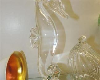 Steuben tall Sea-Horse 