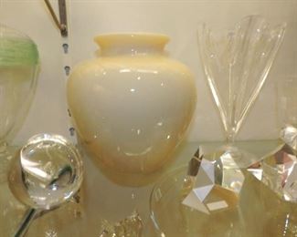 Steuben IVORY baluster vase