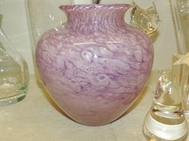 Steuben Cluthra PURPLE Art Deco Vase - STUNNING COLOR ! 