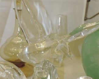 Steuben Duck in Flight 