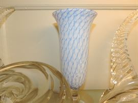 Libbey Nash vase in BLUE 