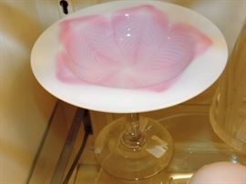 detail of Libbey Nash Compote 