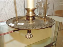 detail of Tiffany Candle Lamp 