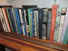 and LOTS of HARD COVER and other GOOD Reference books on antiques, art and glass...
