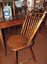 one of FOUR period WINDSOR Chairs  - sold as a set