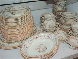 One of several dish sets  / lots 