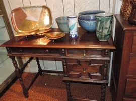 Many people over the years might recall his desk at the shop...this Kittenger desk will finally be for sale...