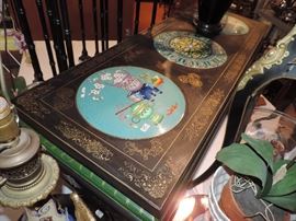 Chinese Cloisonne Table 