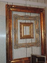 Several nice frames including hand-carved gilt and others...