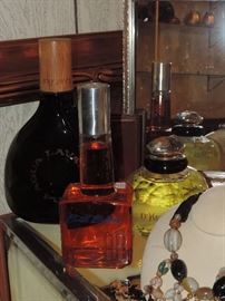 FACTICE perfume / cologne bottles... YSL, Bill Blass...