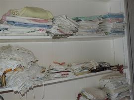 still sorting the linens...and in the next phase we will add another 500 pieces...