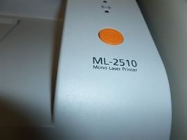 model # of laser printer