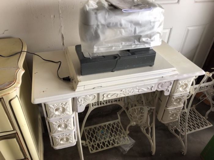 Sewing table and legs $25