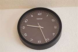 Black FirstTime Wall Clock