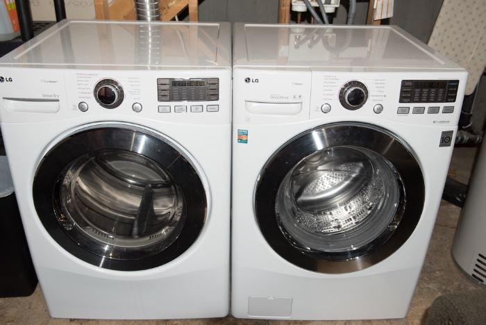 LG Inverter Direct Drive Front Load Washer and Dryer