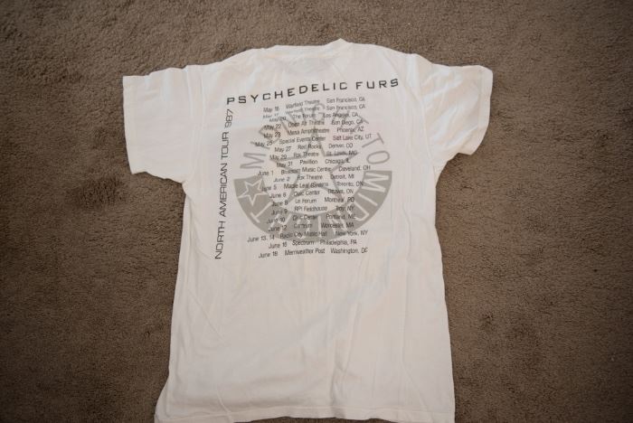 Psychedelic 1987 North American Tour Concert T-Shirt